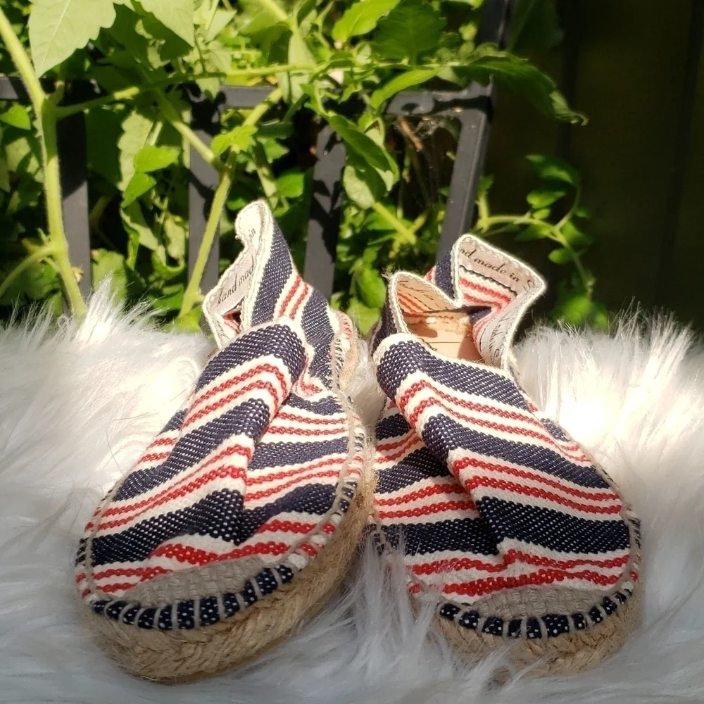 LARA ESPADRILLE Red White Blue 37